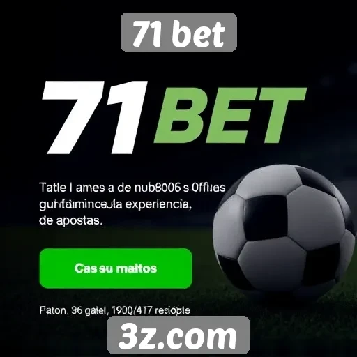 Novidade em bônus e promoções na 71 bet